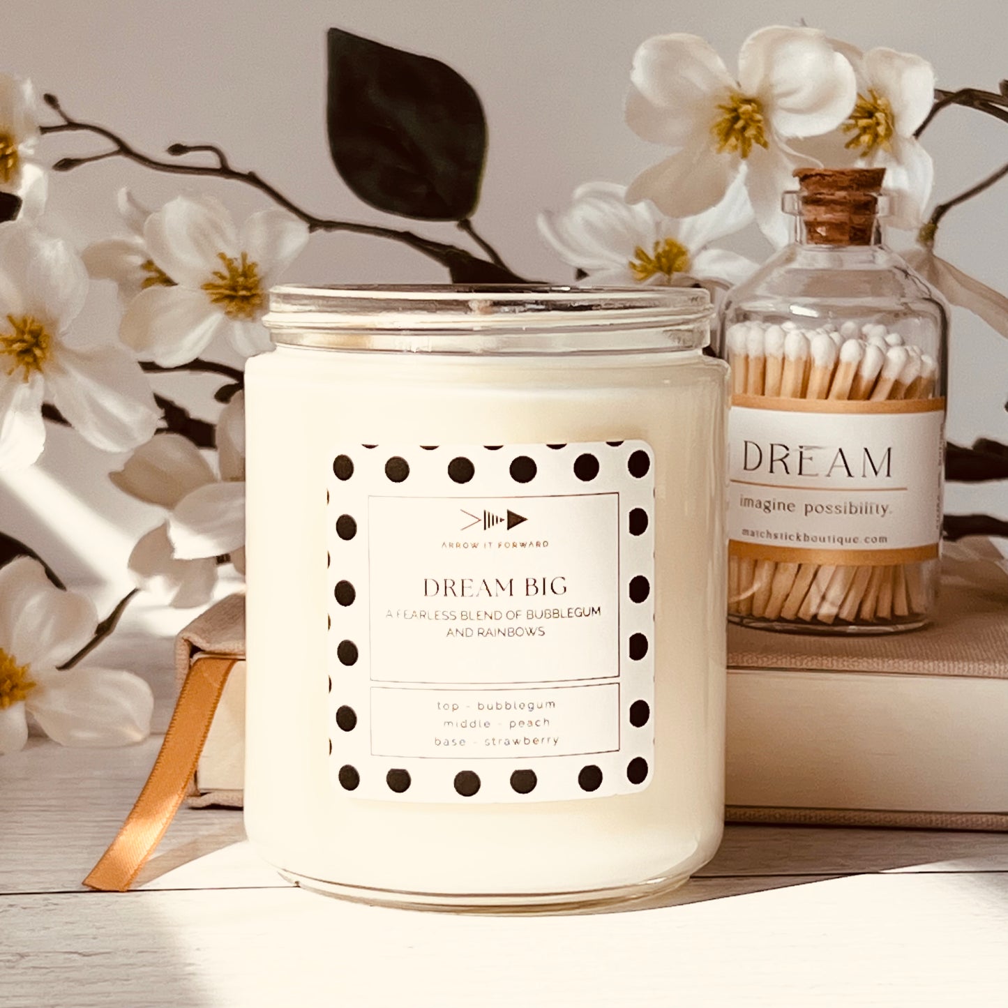 DREAM BIG 8 oz tumbler candle