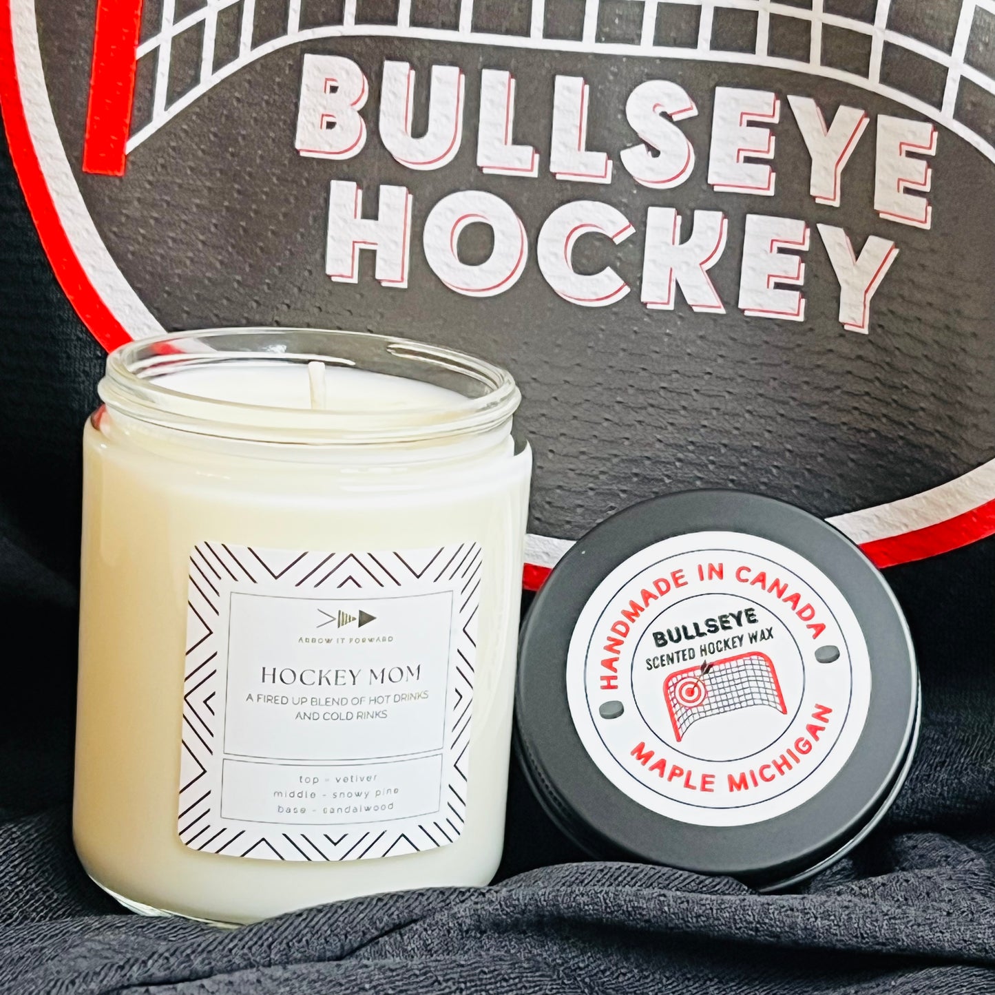 HOCKEY MOM 8 oz tumbler candle