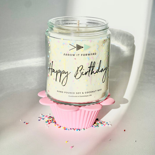 HAPPY BIRTHDAY! 8 oz tumbler candle