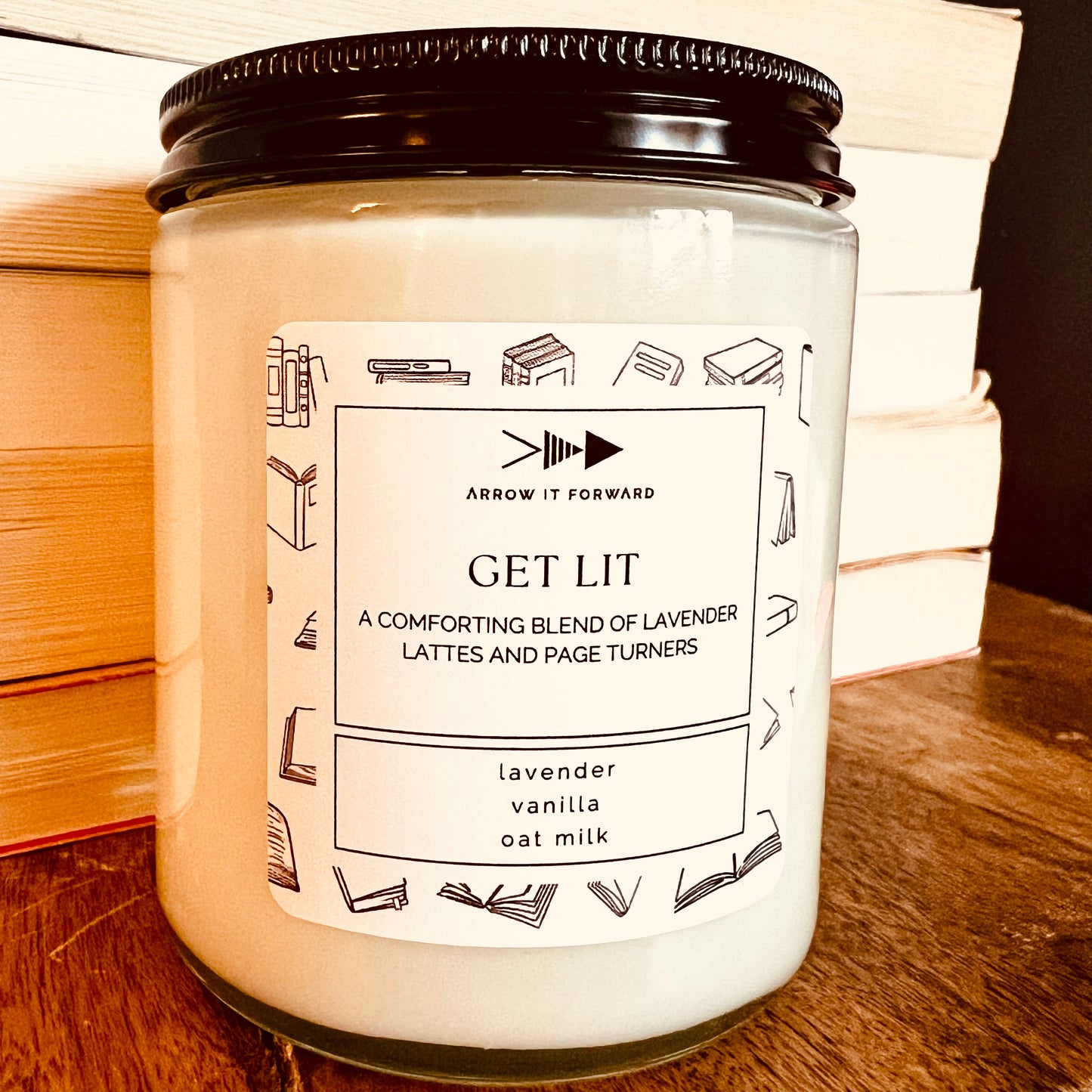 GET LIT - 8 oz tumbler candle
