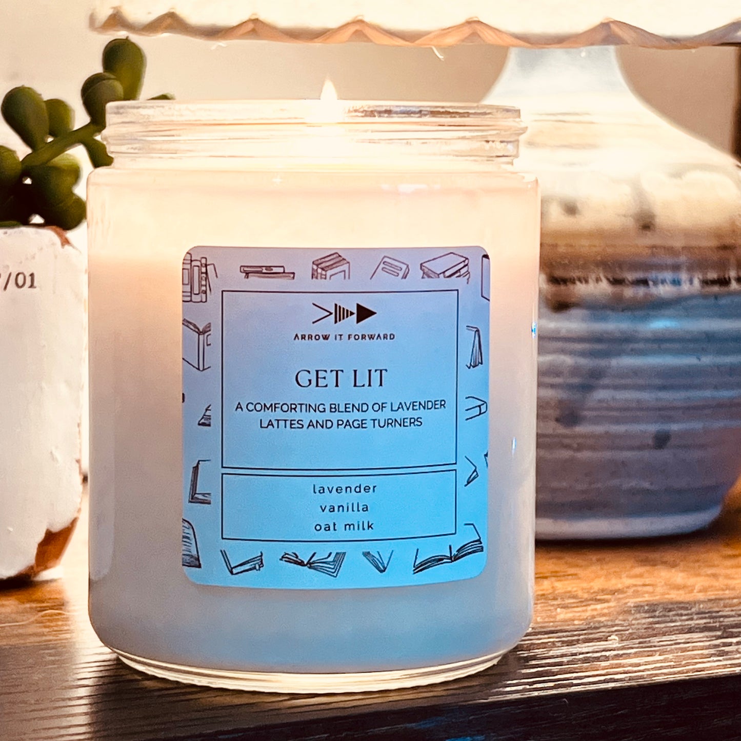 GET LIT - 8 oz tumbler candle
