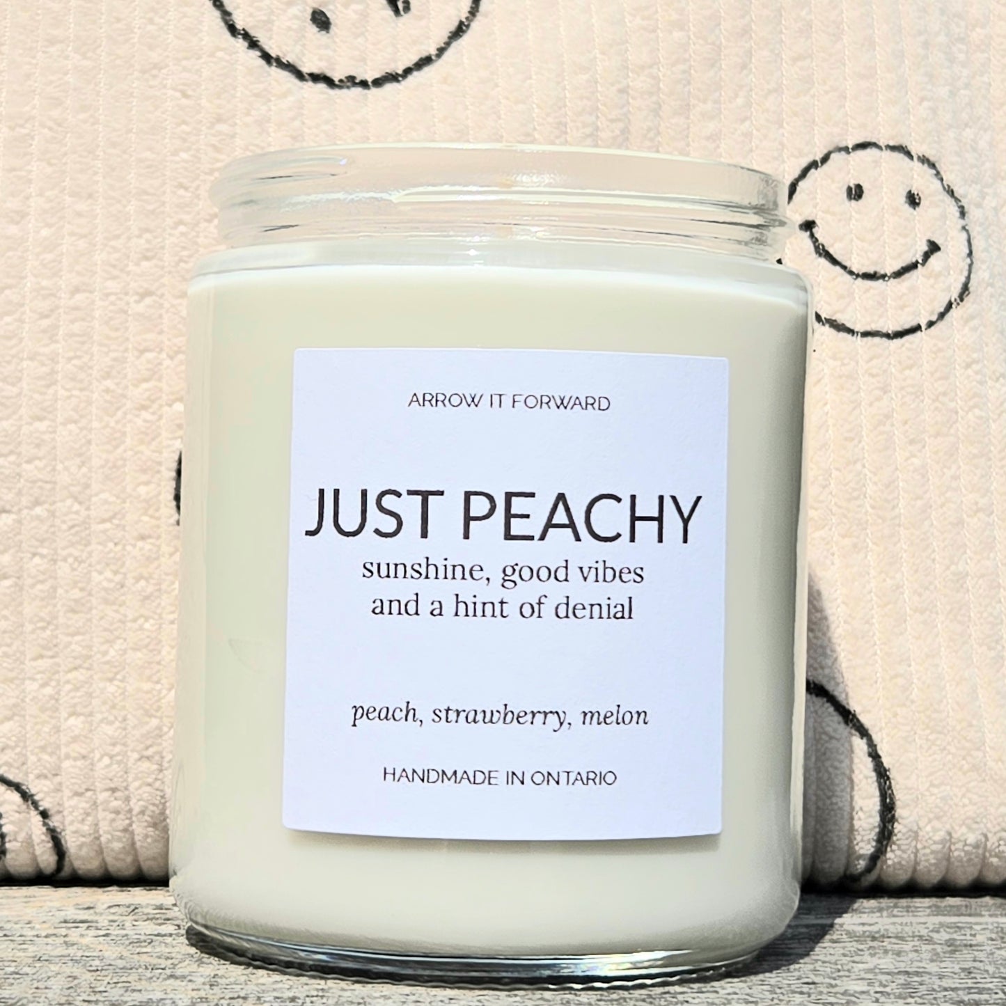 JUST PEACHY - 8oz candle