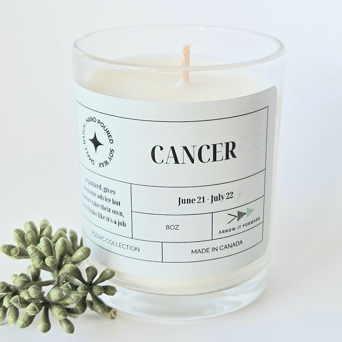 ZODIAC 4 oz candle - CANCER
