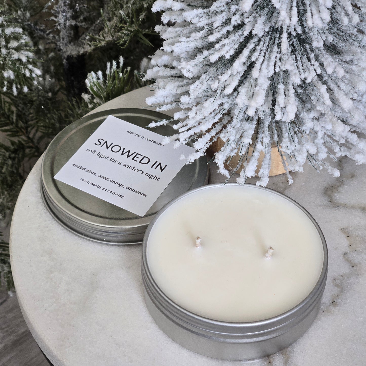 SNOWED IN - 4 oz candle