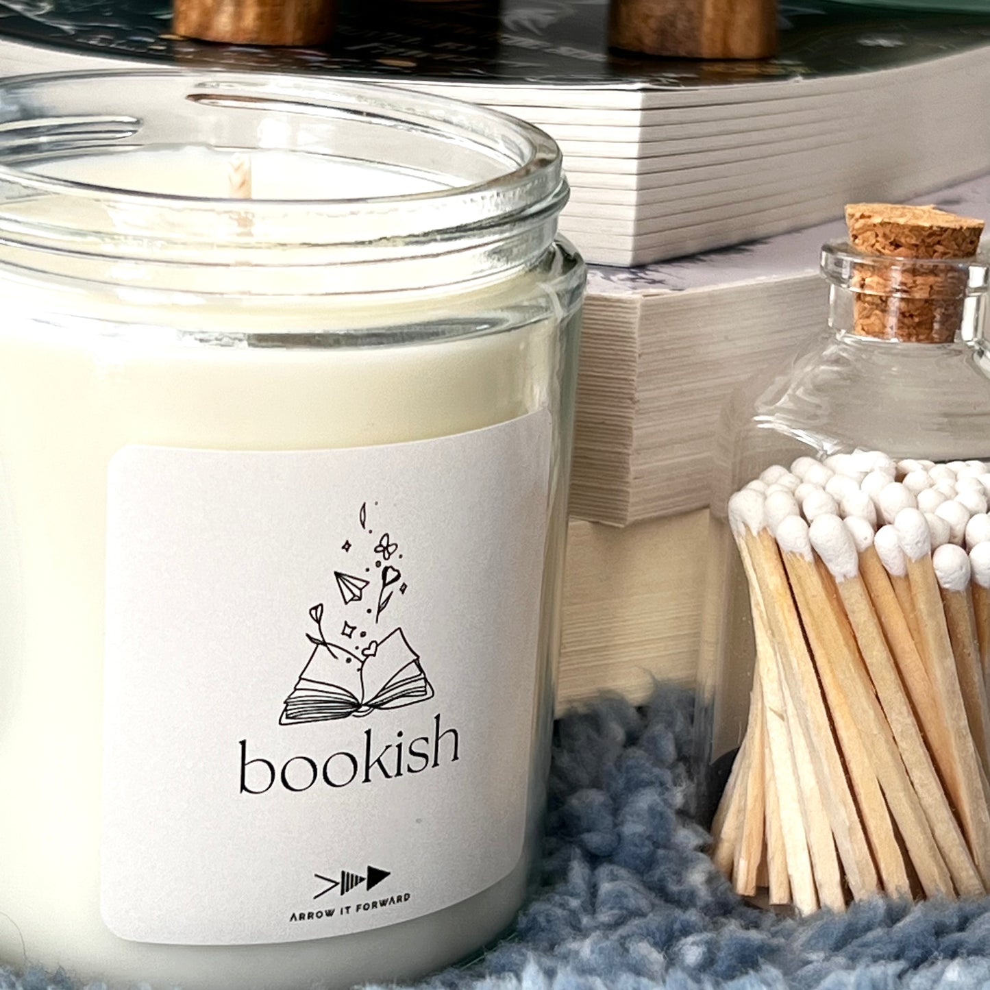 BOOKISH - 8 oz candle