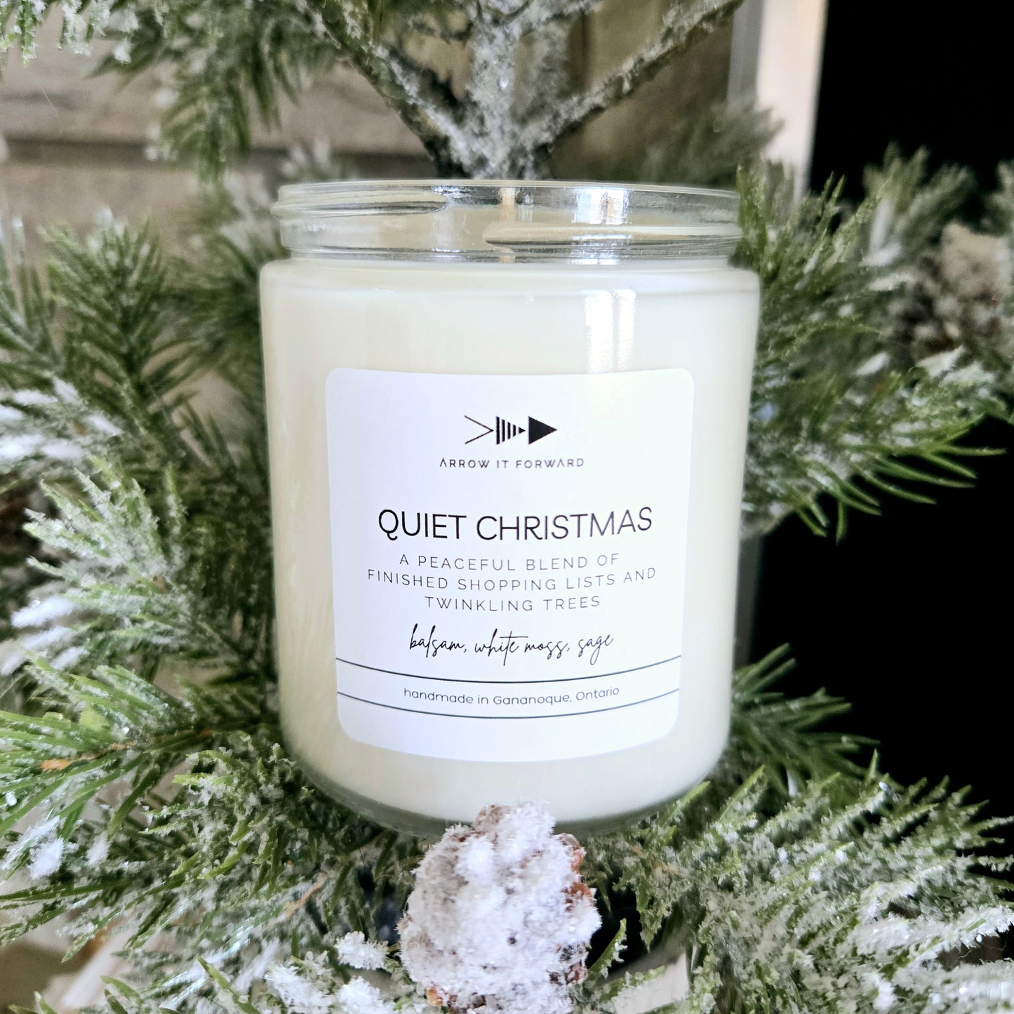 QUIET CHRISTMAS - 8 oz candle