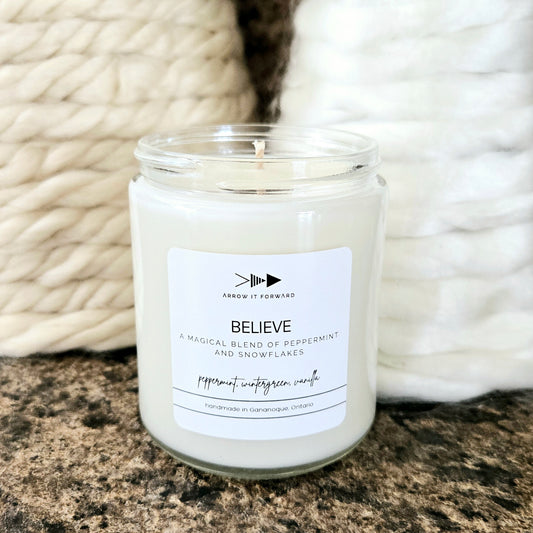 BELIEVE - 8 oz candle