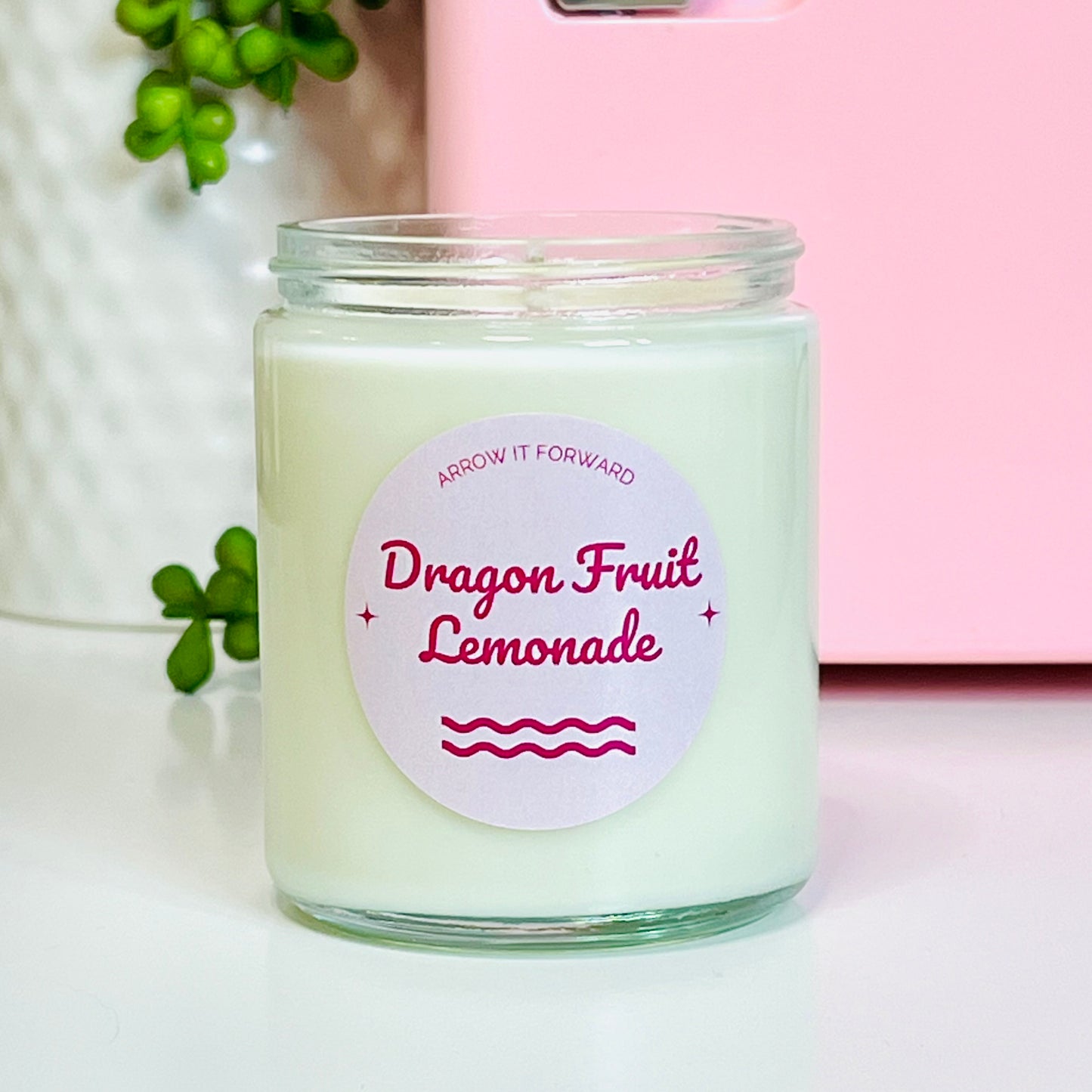 DRAGON FRUIT LEMONADE - 8 oz tumbler candle