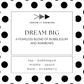 DREAM BIG 8 oz tumbler candle