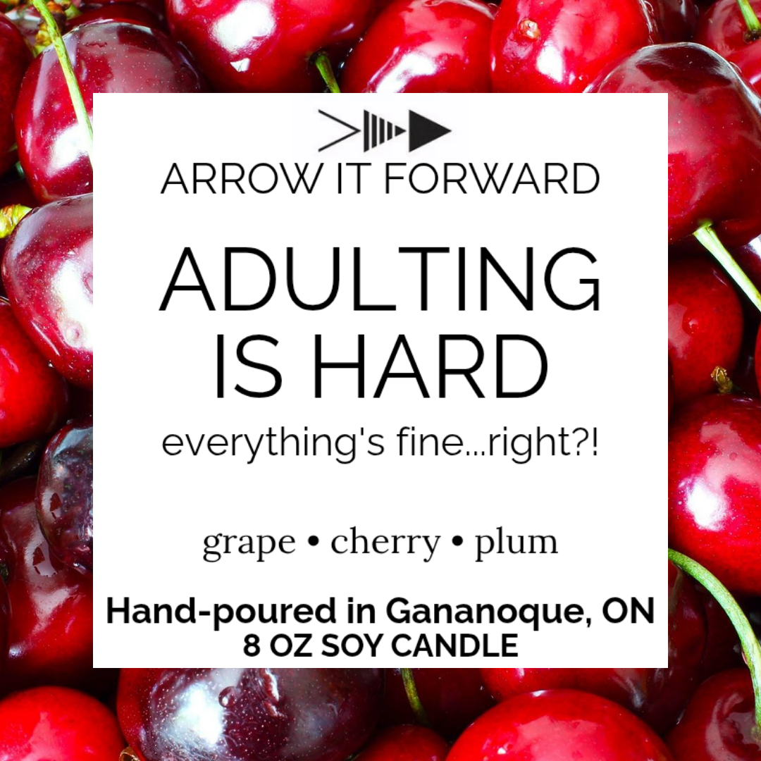 ADULTING IS HARD - 8oz candle