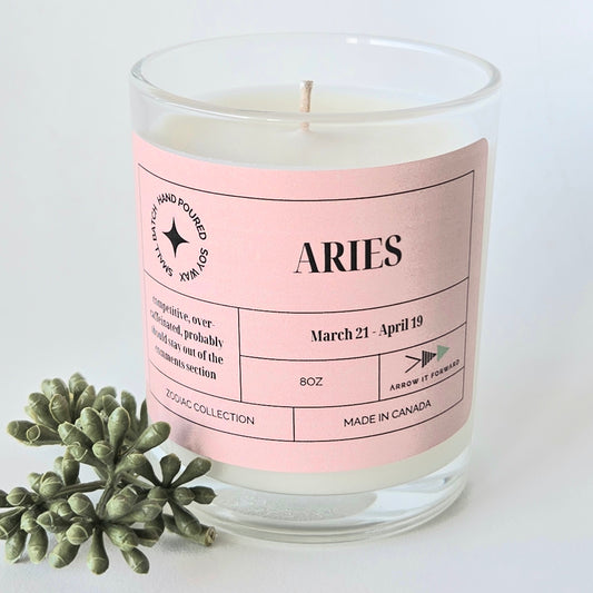 ZODIAC 4oz candle - ARIES