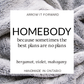 HOMEBODY - 8oz candle