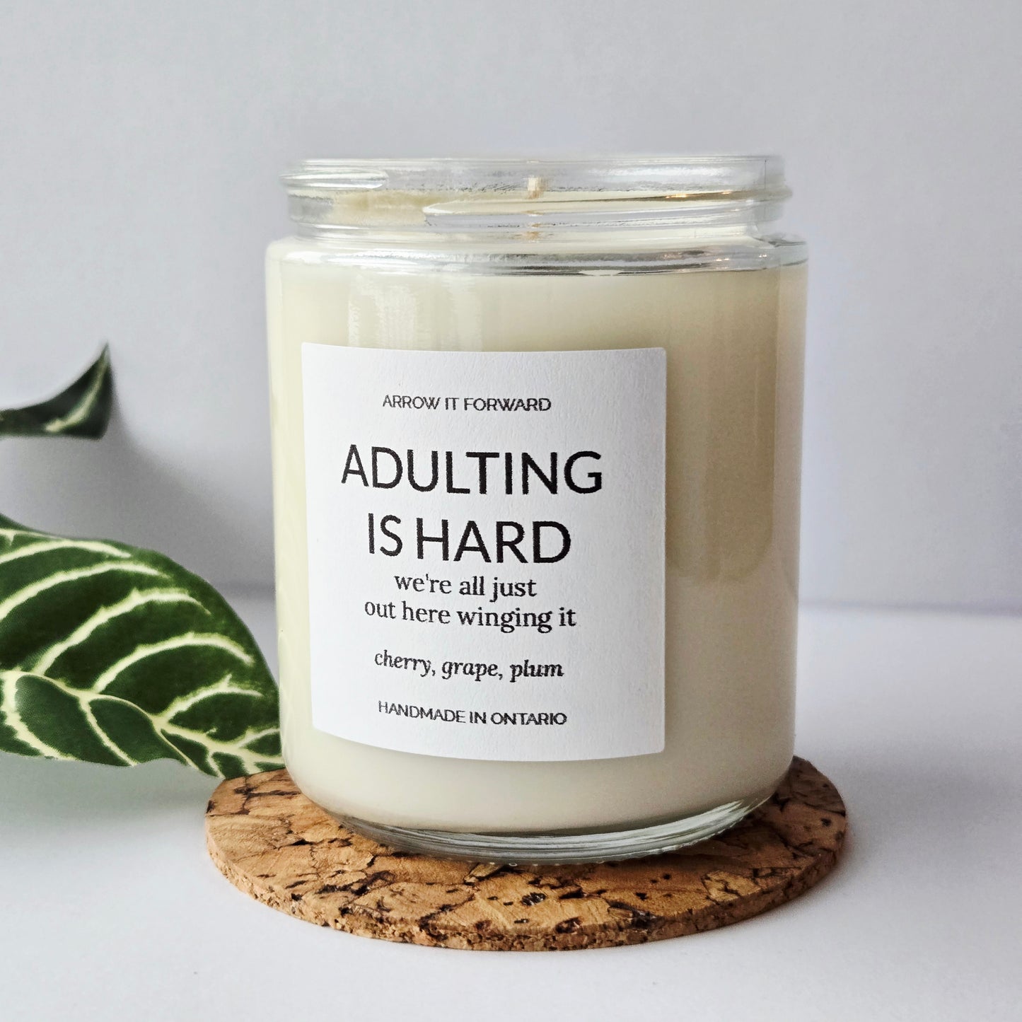 ADULTING IS HARD - 8oz candle