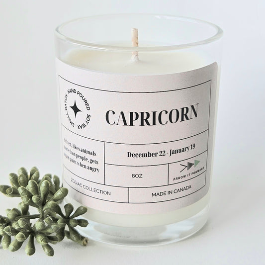 ZODIAC 4oz candle - CAPRICORN