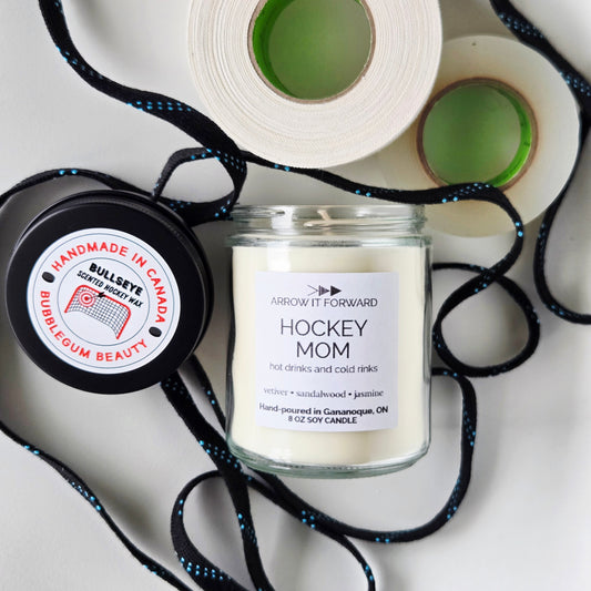 HOCKEY MOM 8oz candle
