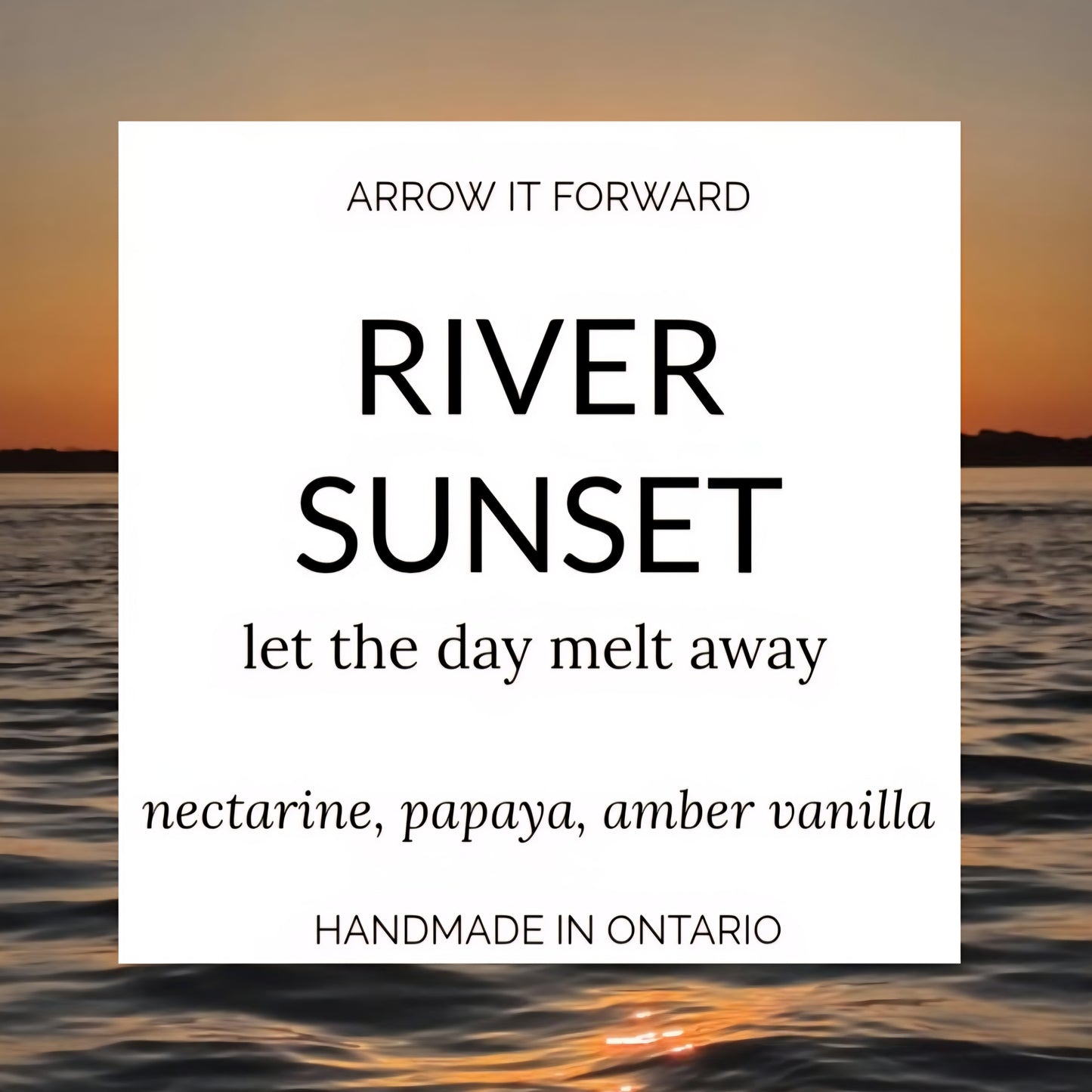 RIVER SUNSET - 8oz candle