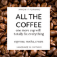 ALL THE COFFEE - 8oz candle