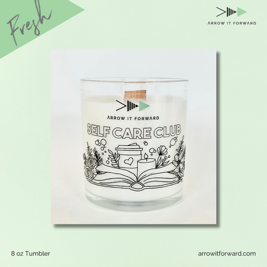 SELF CARE CLUB 8 oz Soy Candle