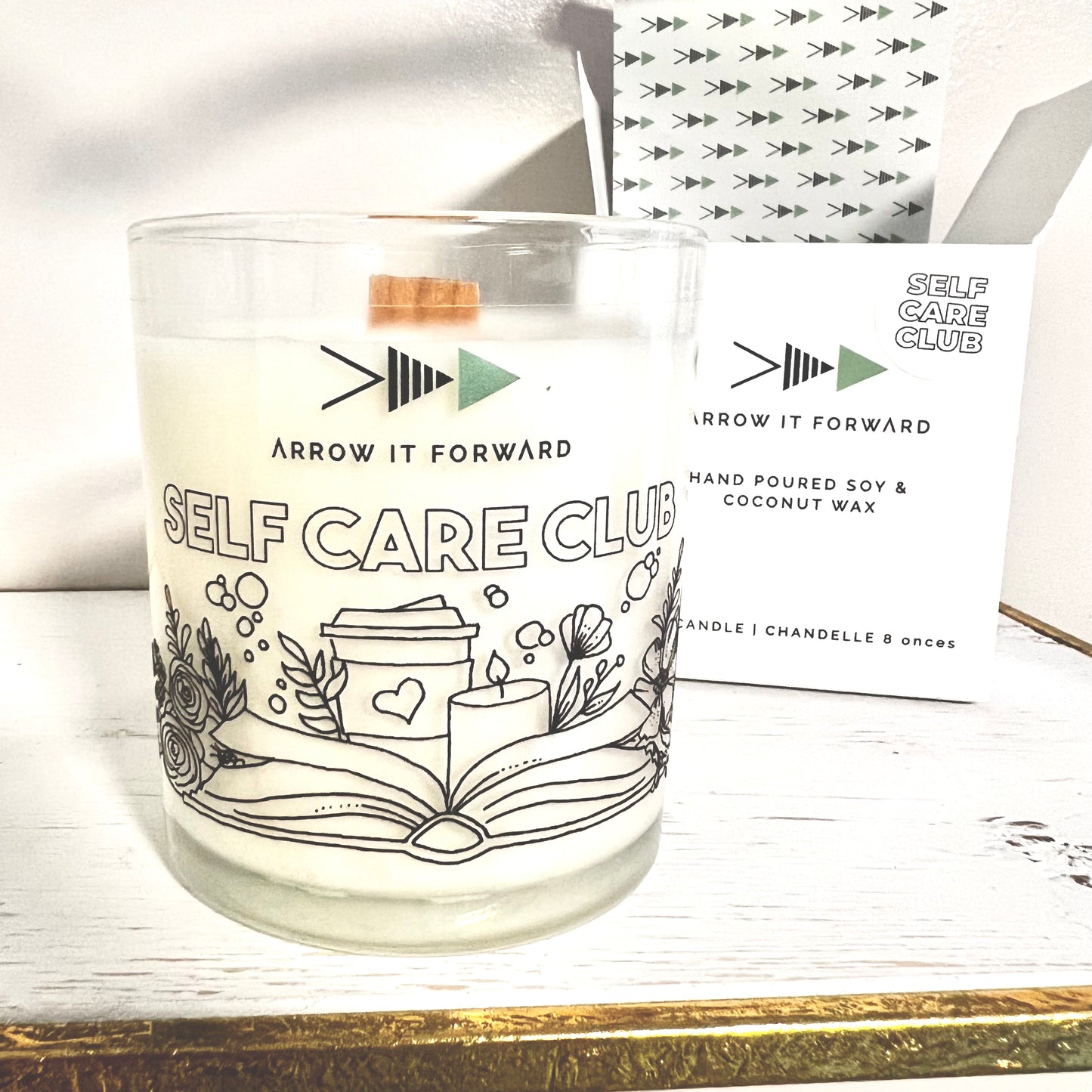 SELF CARE CLUB 8 oz Soy Candle