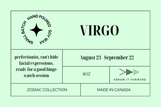 ZODIAC 8 oz tumbler candle - VIRGO